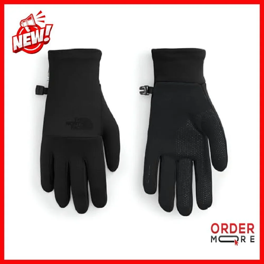 Touchscreen Winter Gloves Recycled Fleece Silicone Grippers Women's